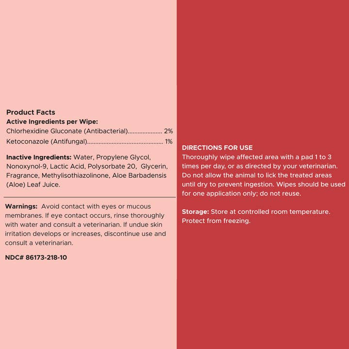 Chew + Heal - Wholesale Pet Grooming Aid - Dog - Antibacterial & Antifungal Medicated Wet Wipes for Dogs7