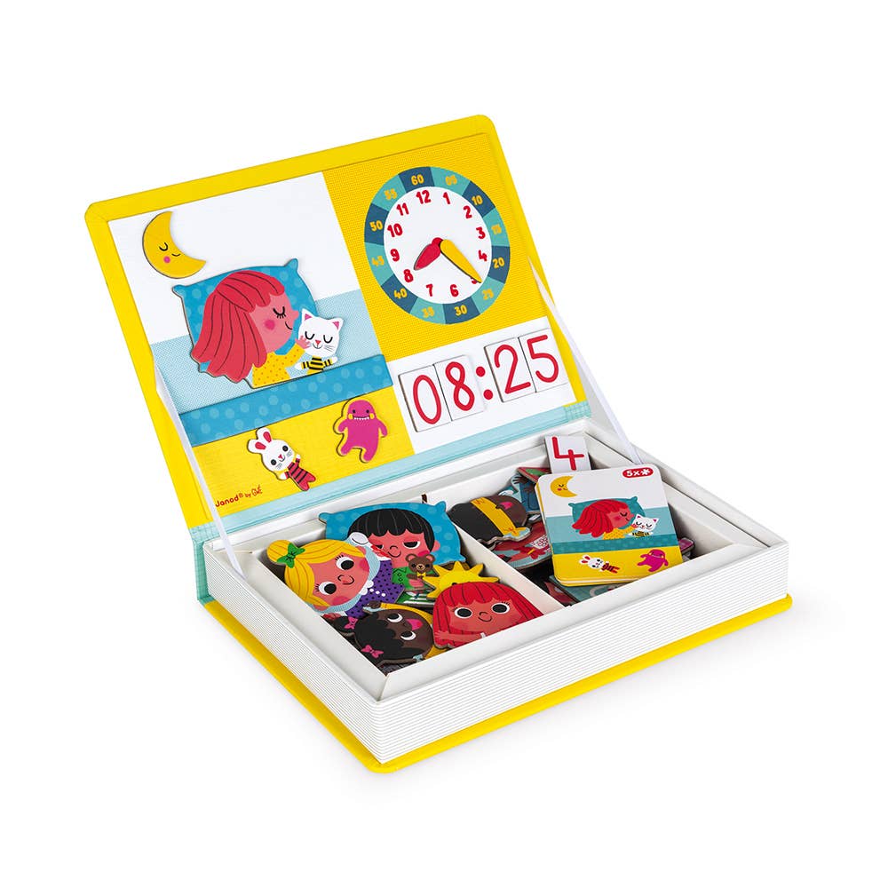 Janod - Wholesale Toy Set - Kids - Magneti'book - Learn to Tell the Time3