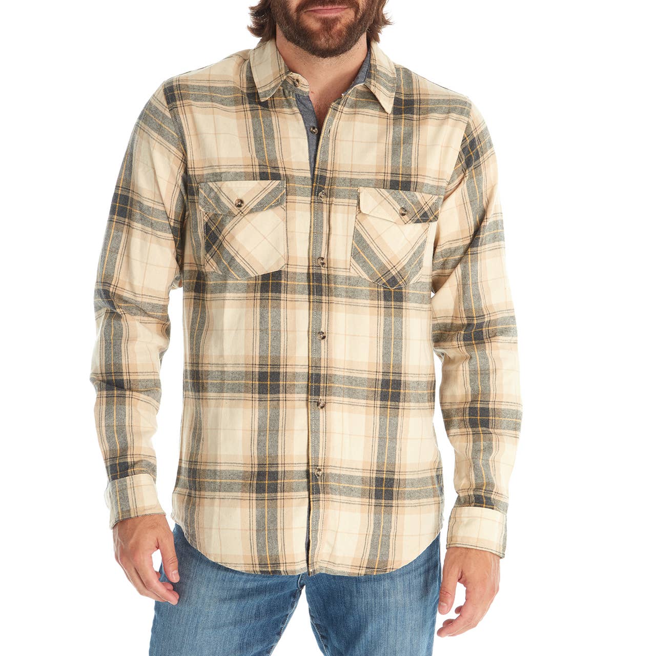 PX - Wholesale Button Down Shirt - Men's - Dylan Flannel Shirt2