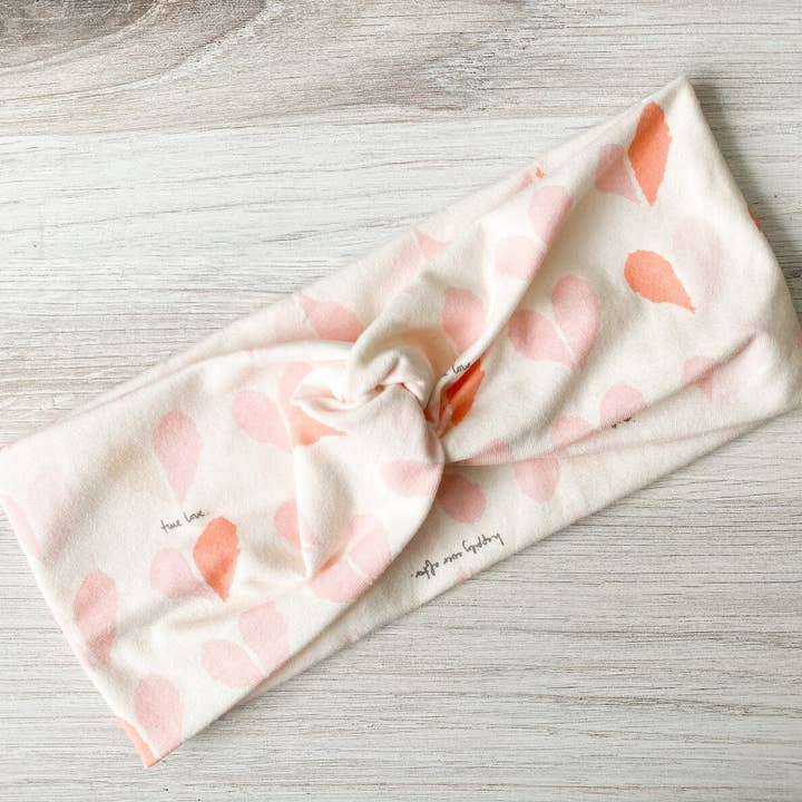 Double Heart Twist Twist Headband for wholesale by Macie & Me