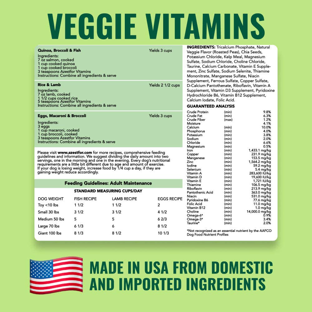 azestfor – wholesale Pet supplement – Dog – Vitamins For Homemade Dog Food7