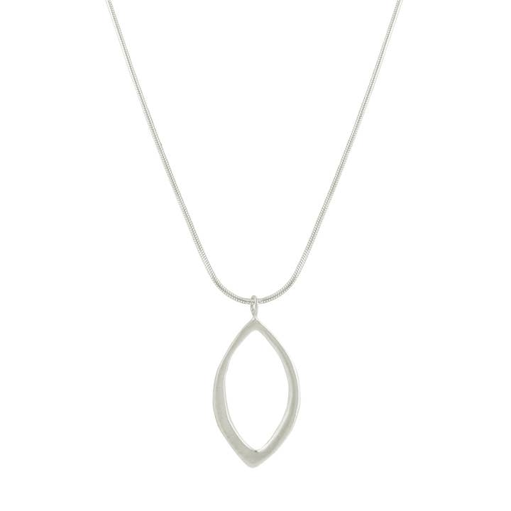 large open drop leaf necklace for wholesale by Philippa Roberts