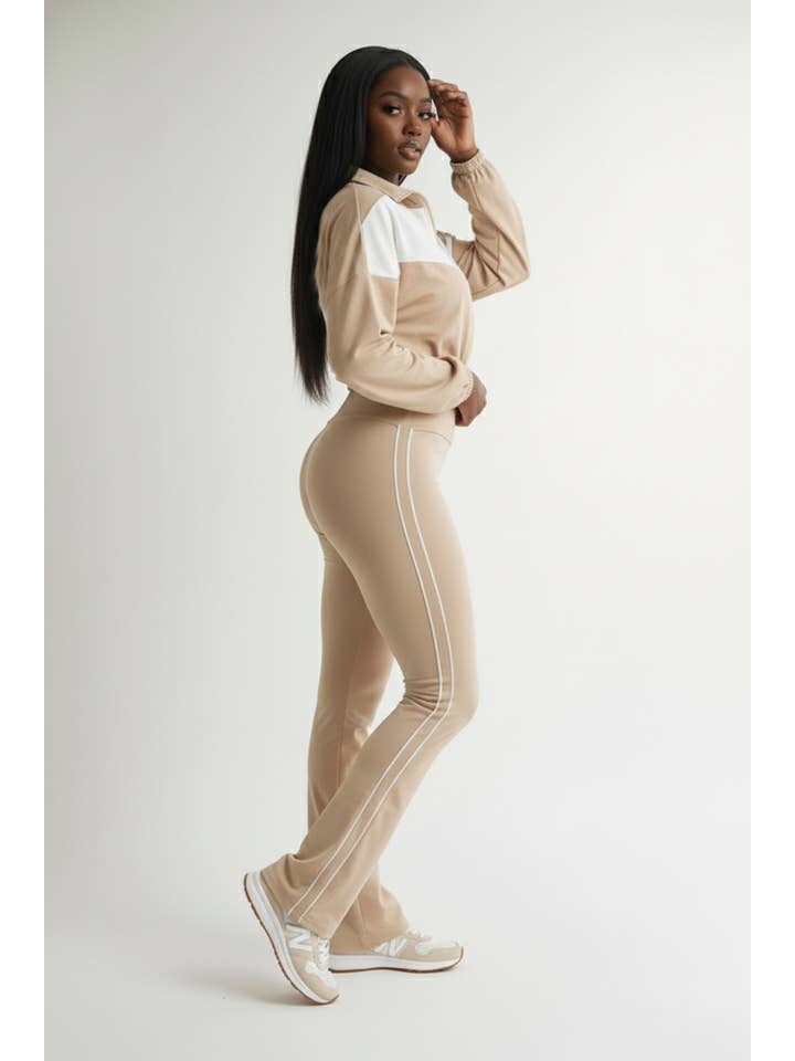 5besties inc - Wholesale Activewear Set - Women's - COLOR BLOCK WINDBREAKER AND TRACK PANTS SET7