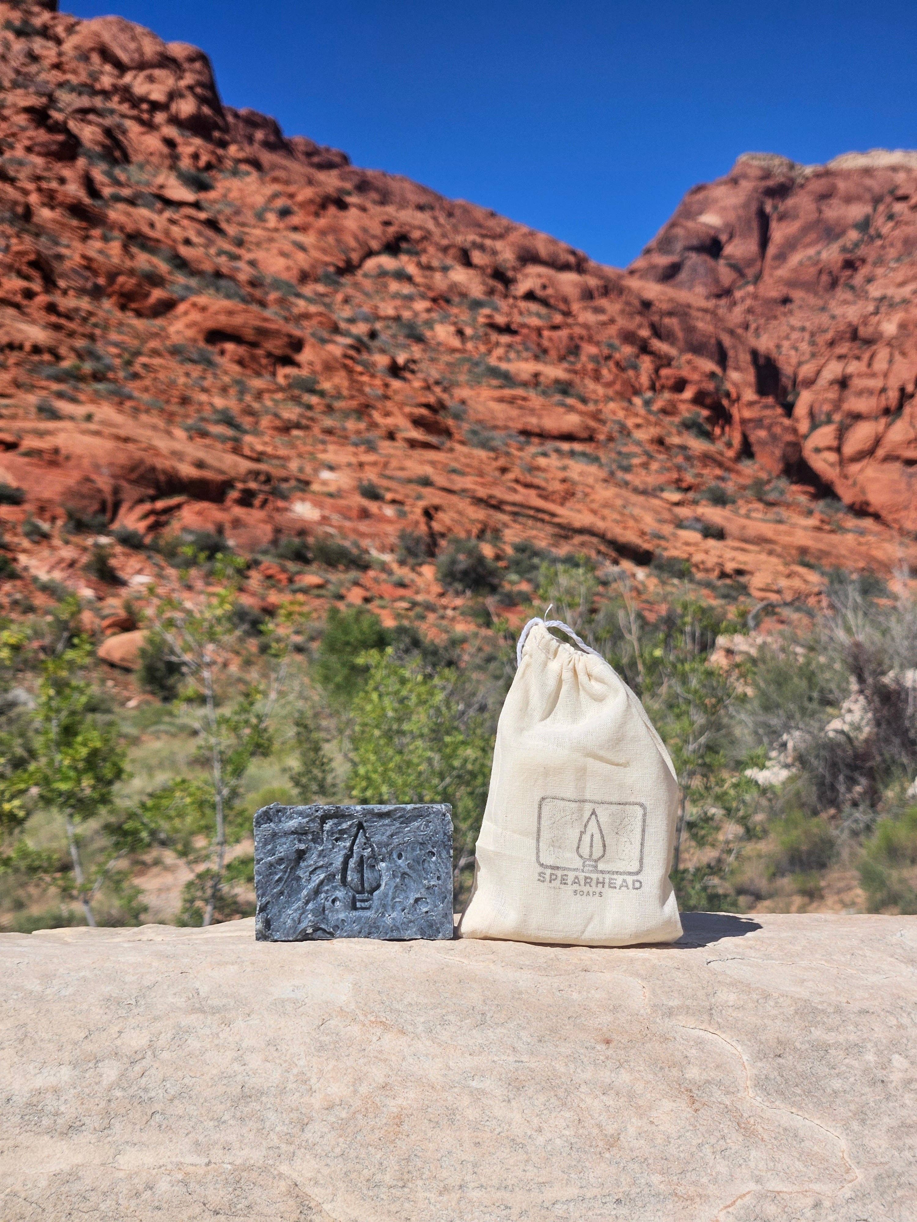 Stone & Spear - Wholesale Bar Soap - Charcoal Tallow Soap