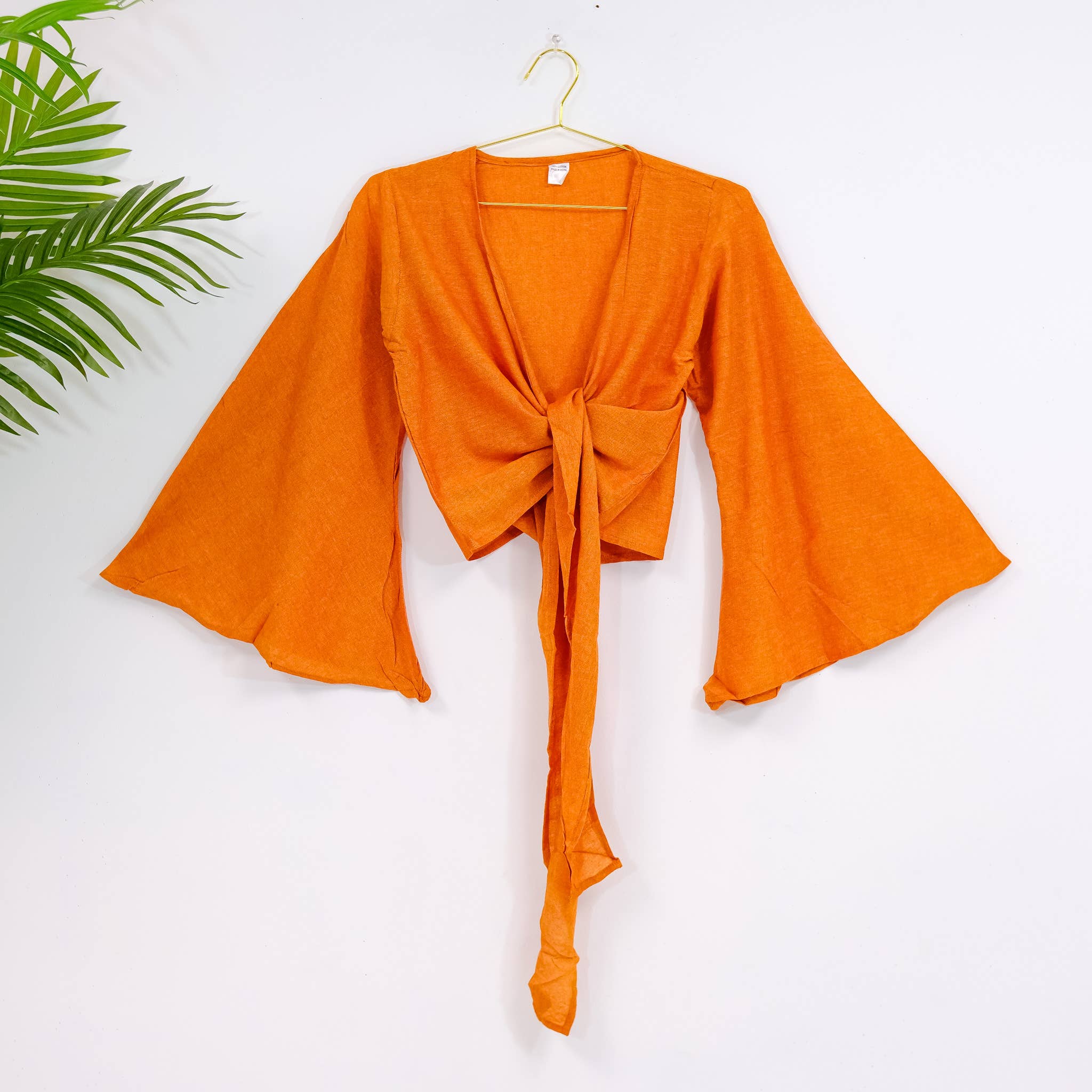 Karma Nepal Crafts - Wholesale Blouse - Women's - Bamboo Cotton Solid Wrap Top13