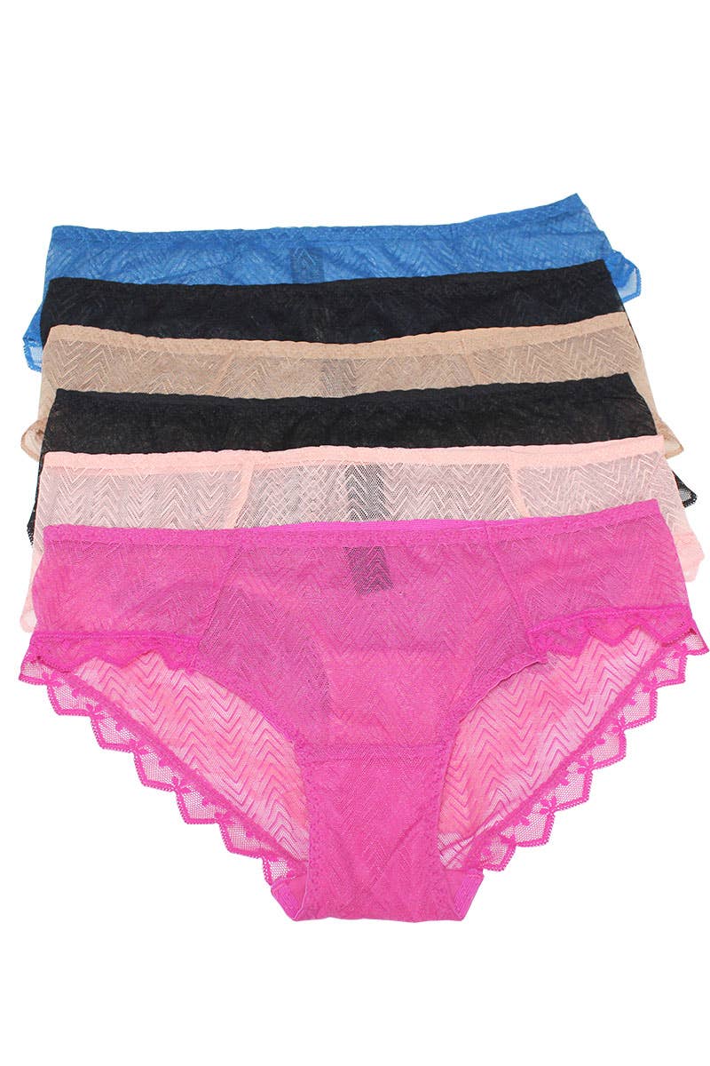Assorted Youmita Lace Elastic Band Panty-YM-90037-PTY-C02 for wholesale on Faire0