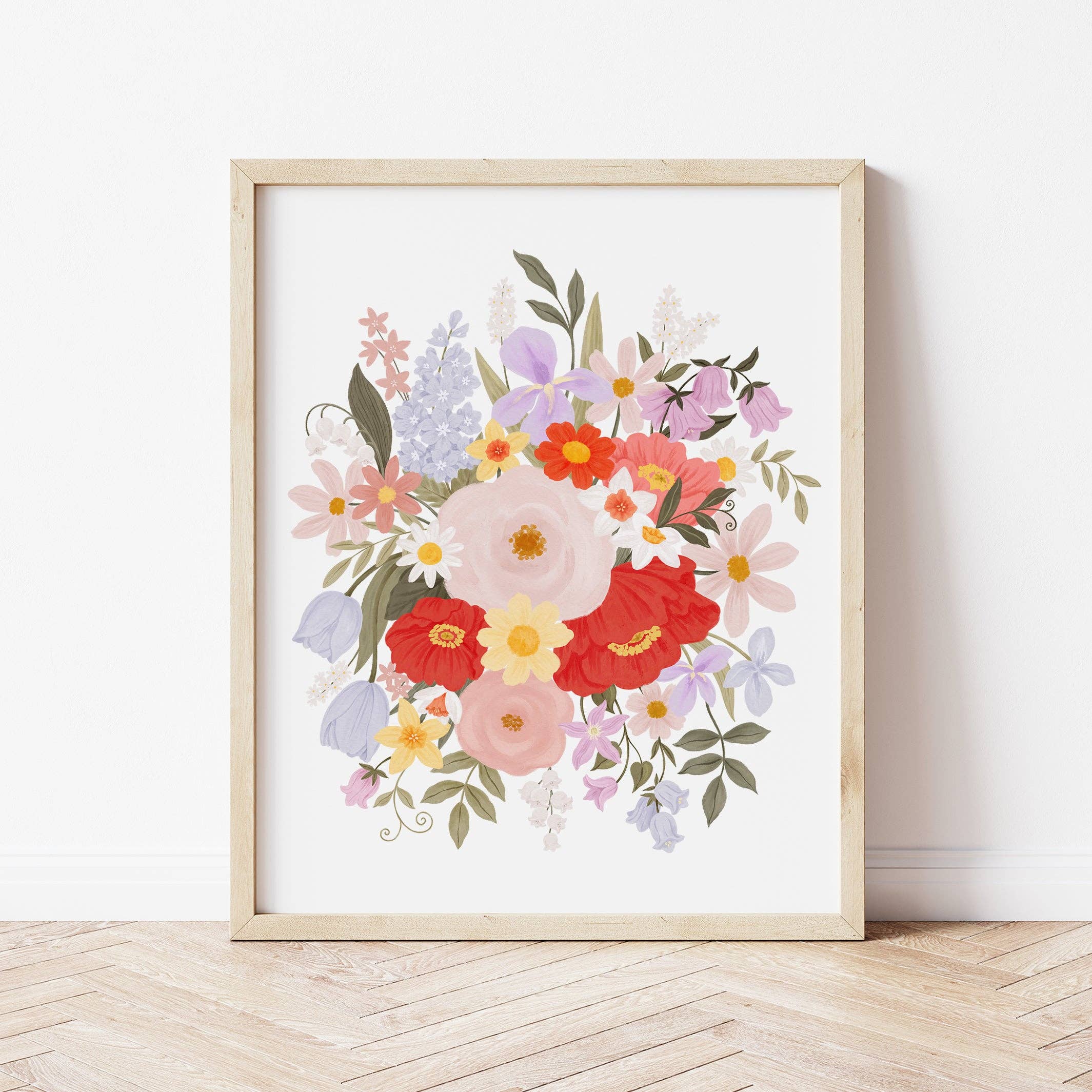 Marie-Lise Illustration - Wholesale Art Print - Affiche Explosion florale