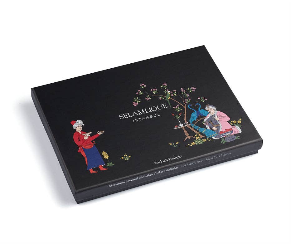 Aladdin - Wholesale Nougat - Selamlique Cinnamon Covered Pistachio Turkish Delight - Beau1