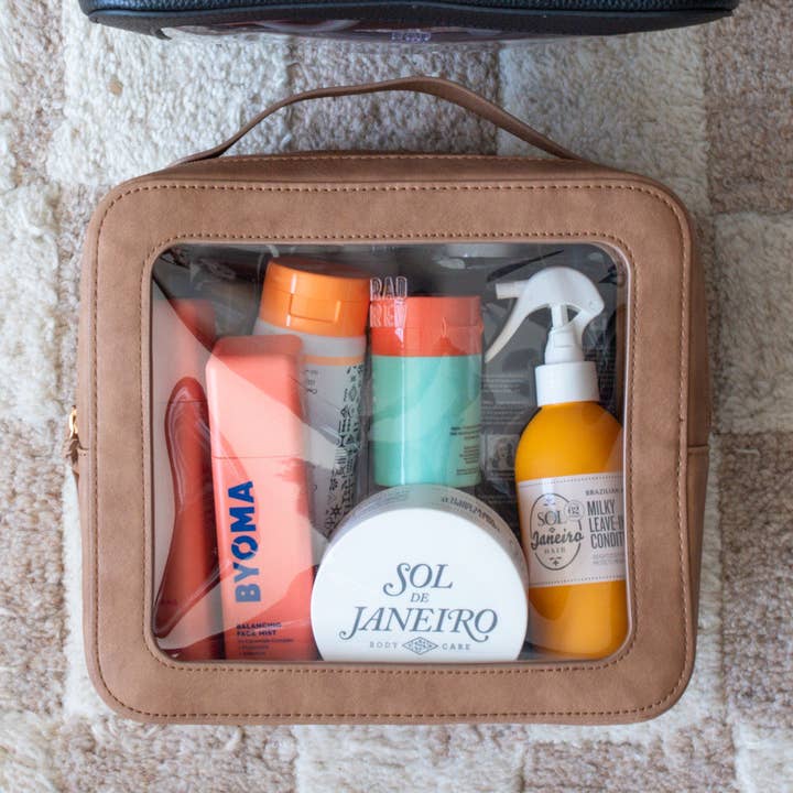 XL Clear Cosmetics Case for wholesale by Rad Revolution