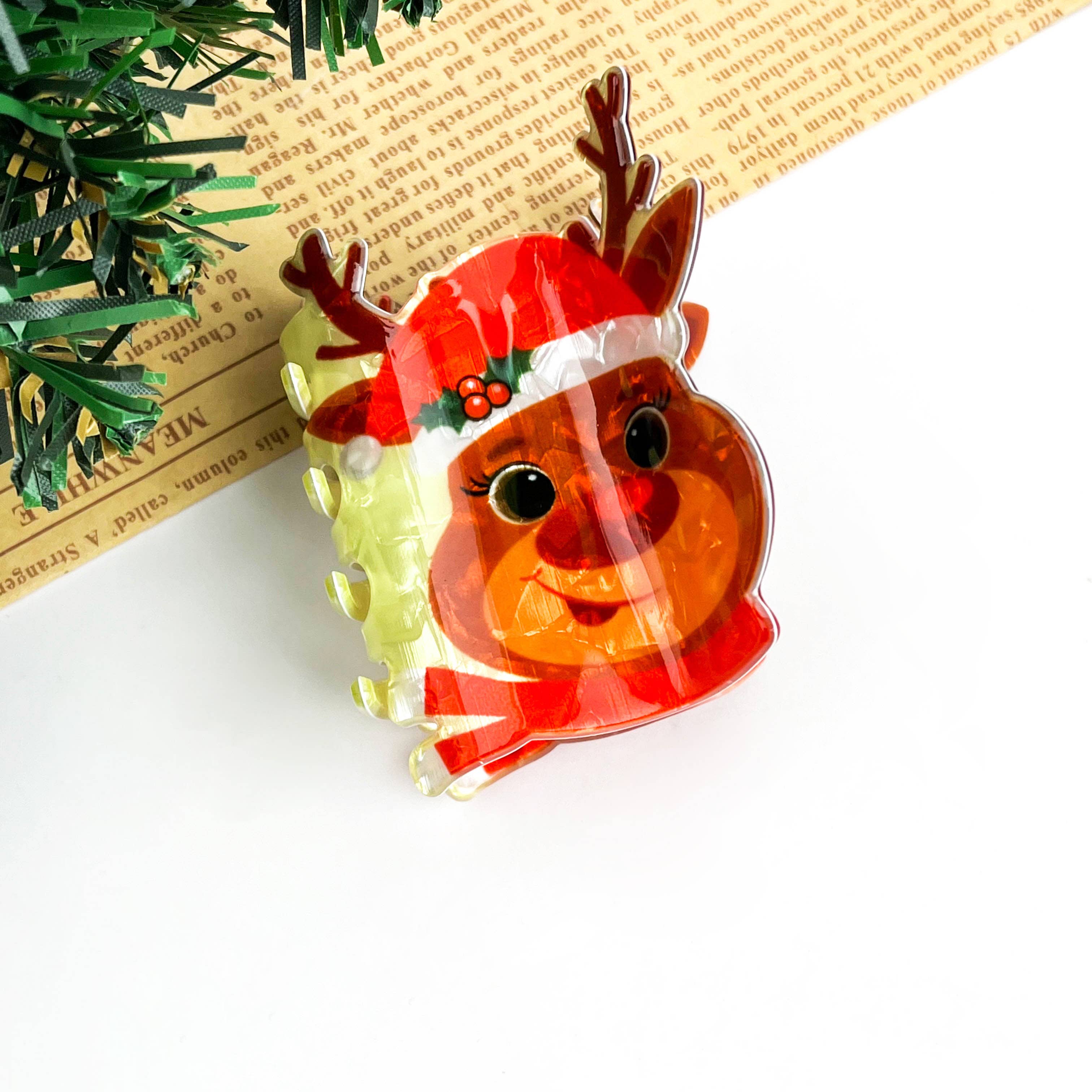 TheDivaSoap - Wholesale Hair Clip - Women's - Christmas Series Hair Claw Clip, Festive Winter Hair Clip6