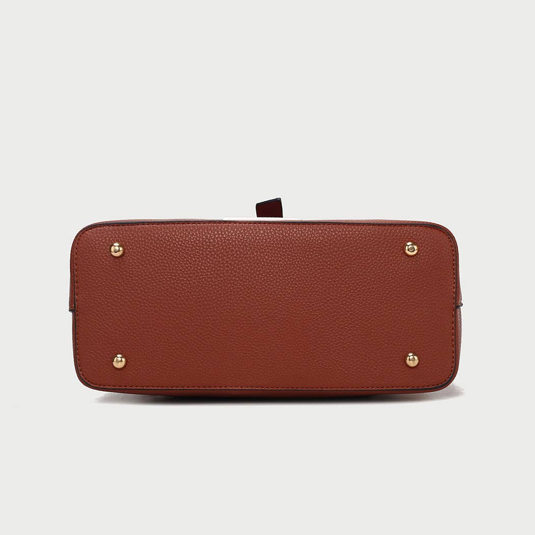 MKF Collection - Wholesale Shoulder Bag - Women's - Geneva Vegan Leather Shoulder Handbag Crossover by Mia K16