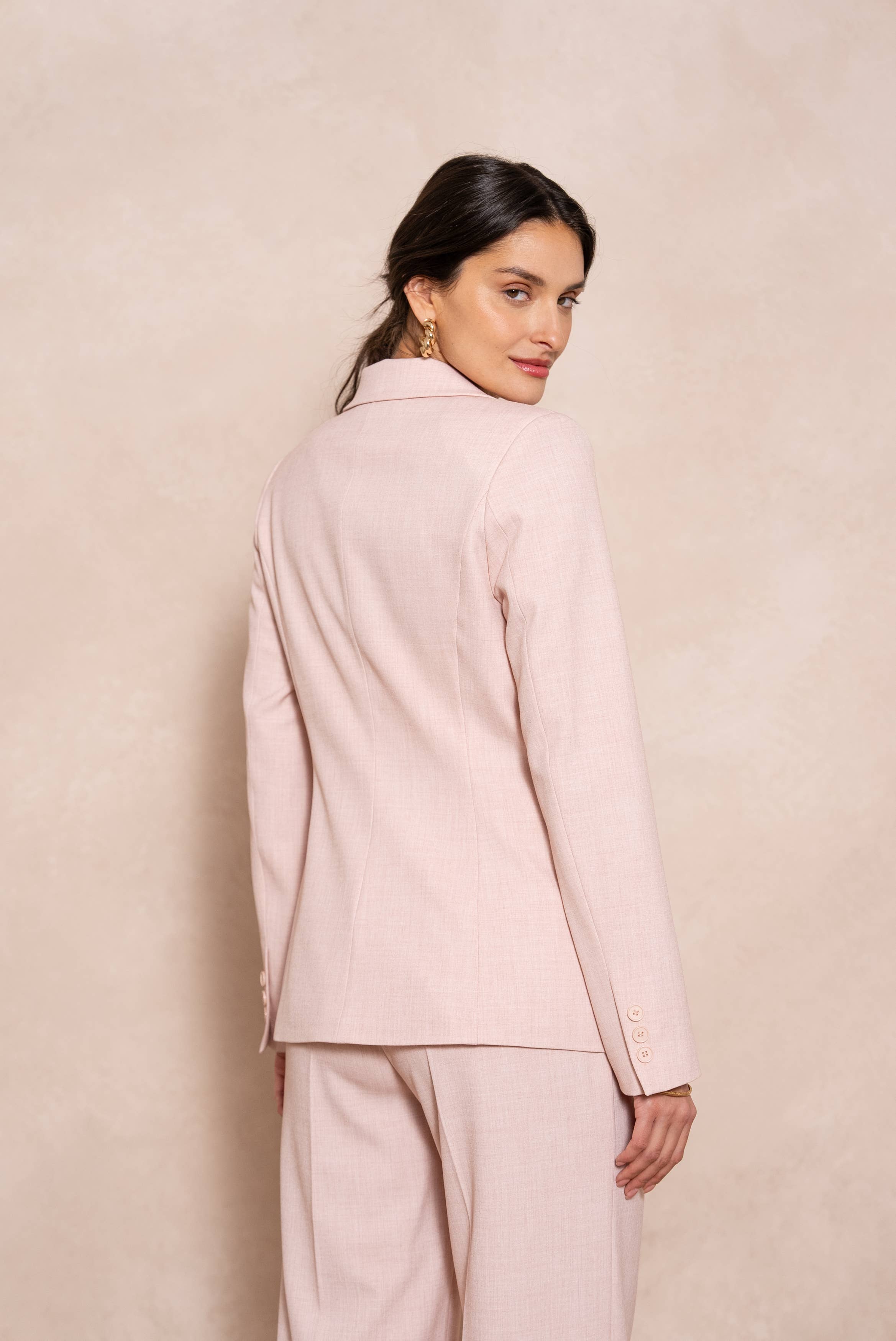 Attentif Paris – wholesale Kostymjacka – Dam – Heather figursydd kavaj för dam8