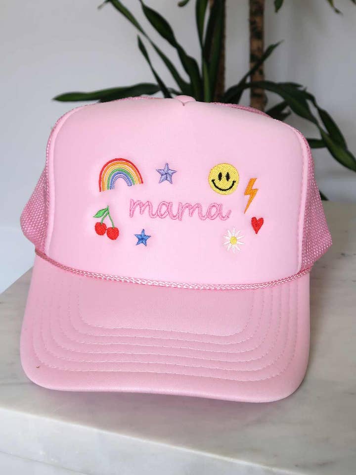 Cappellino Trucker Rosa Mama Charm per la vendita all'ingrosso da parte di Sundrop