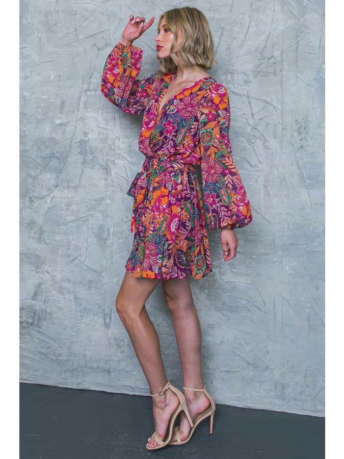 PLUM A printed woven mini dress - ID20404 for wholesale on Faire
