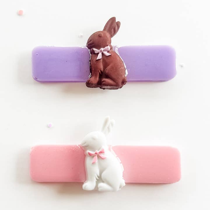 Påskhare Hårklämma - Chokladhare Hårspänne för wholesale av Ava Bowtique