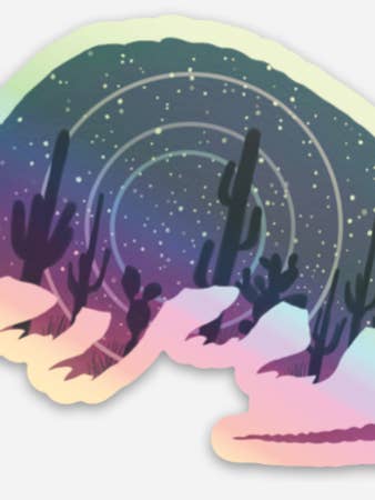 Pegatina estrella holográfica-Madillo para venta al por mayor de Golden Grove Paper