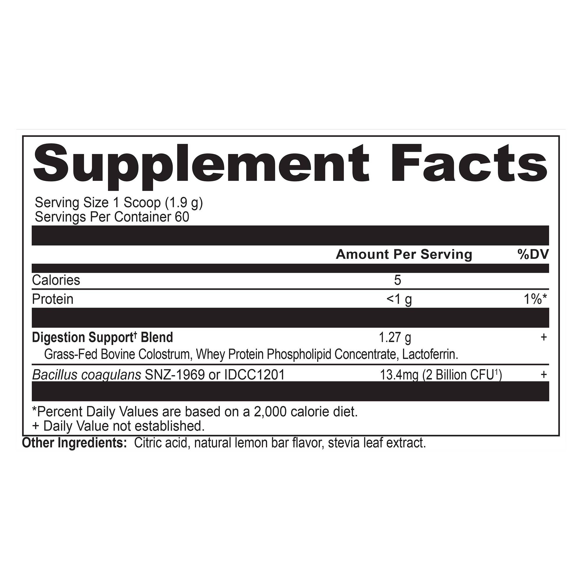 Ancient Nutrition - Wholesale Protein/Superfood Powder - Colostrum | Powder Lemon Bar Flavor (60 Servings)1