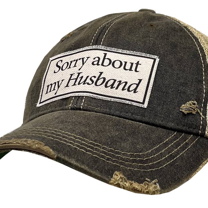 Vintage Life - Wholesale Trucker Hat - Women's - Sorry About My Husband Trucker Hat Baseball Cap1