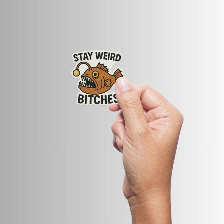 Slightly Askew Art - Wholesale Sticker - "Stay Weird Bitches" Sticker Variety Pack - 10 Designs14