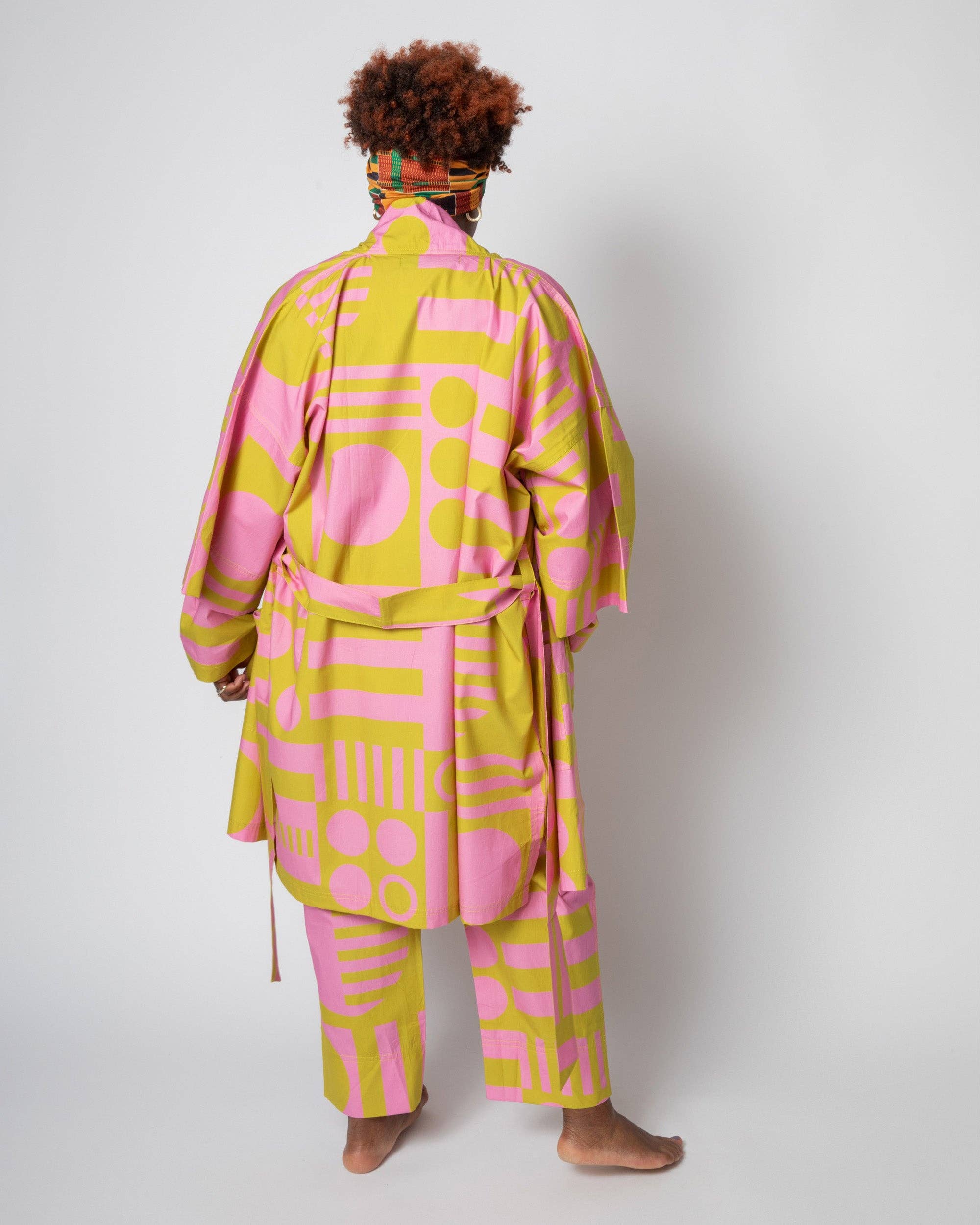 Irregular Sleep Pattern – wholesale Robe – Women's – Paradox Robe in Wasabi3