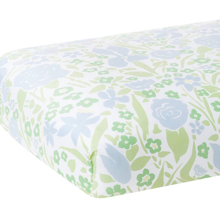 Sábana para cuna Jenny Blue para venta al por mayor de Biscuit Home