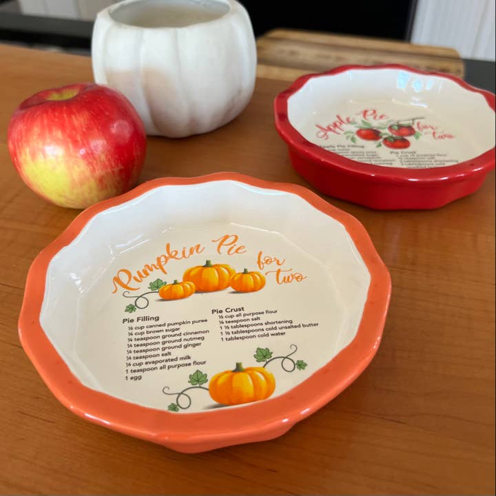 Abbey & CA Gift - Wholesale Serving Plate - !New! Mini Pie Recipe PlatesÂ