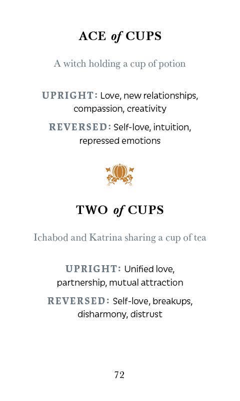 Schiffer Publishing – wholesale Tarot cards – The Legend of Sleepy Hollow Tarot —Headless Horseman Edition9