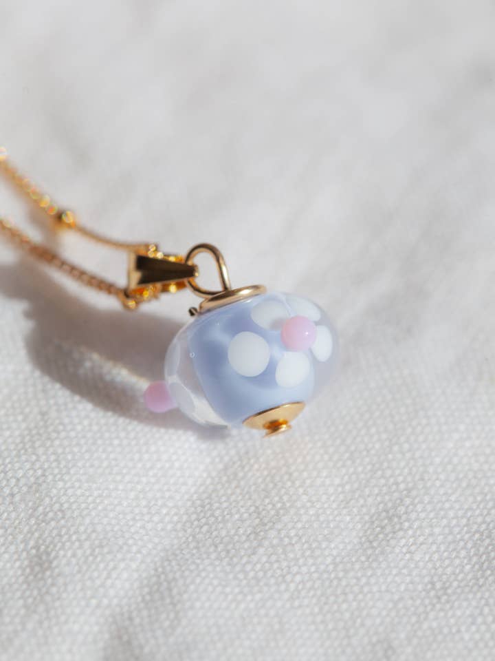 Wildflower Charm Necklace for wholesale by Picnic Blanket