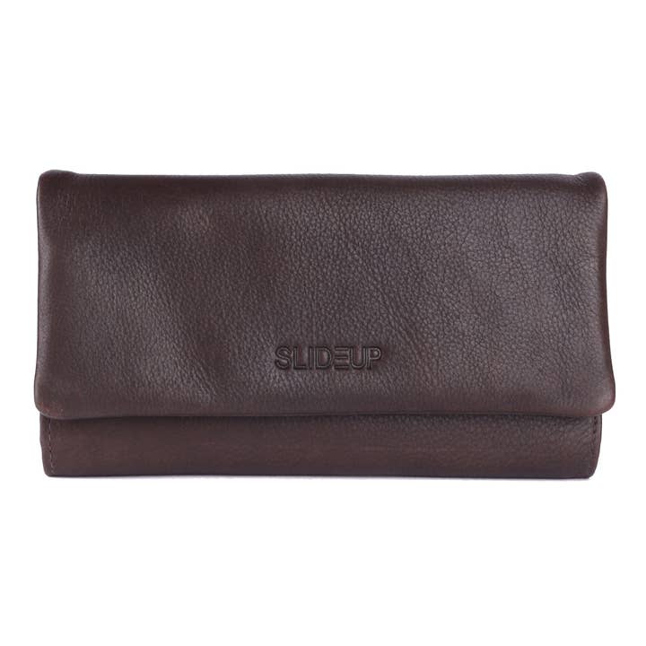 Gratified Leather Wallet - Brown for wholesale by SLIDEUP