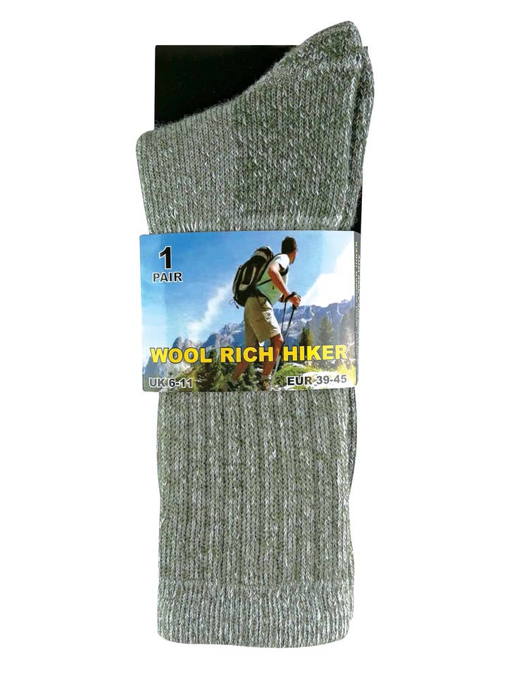 Pontivia Commerce – wholesale Socks – Men's – 2 pack mens breathable cushioned thermal wool hiking5