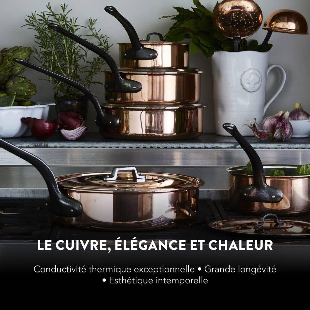Cuivres de France-Baumalu - Wholesale Pan - Koekenpan van koper uit de collectie Les Classiques de Cuivre de France8