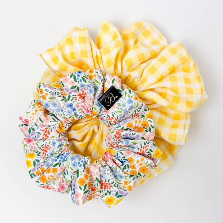 B. LUVV & CO. - Wholesale Scrunchie - Women's - Cotton Scrunchie in Meadowlight6