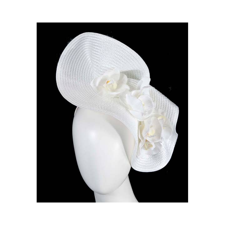 Max Alexander by Cupids Millinery Melbourne - Wholesale Fascinator hat – Women's - Elegant fascinator with orchids6