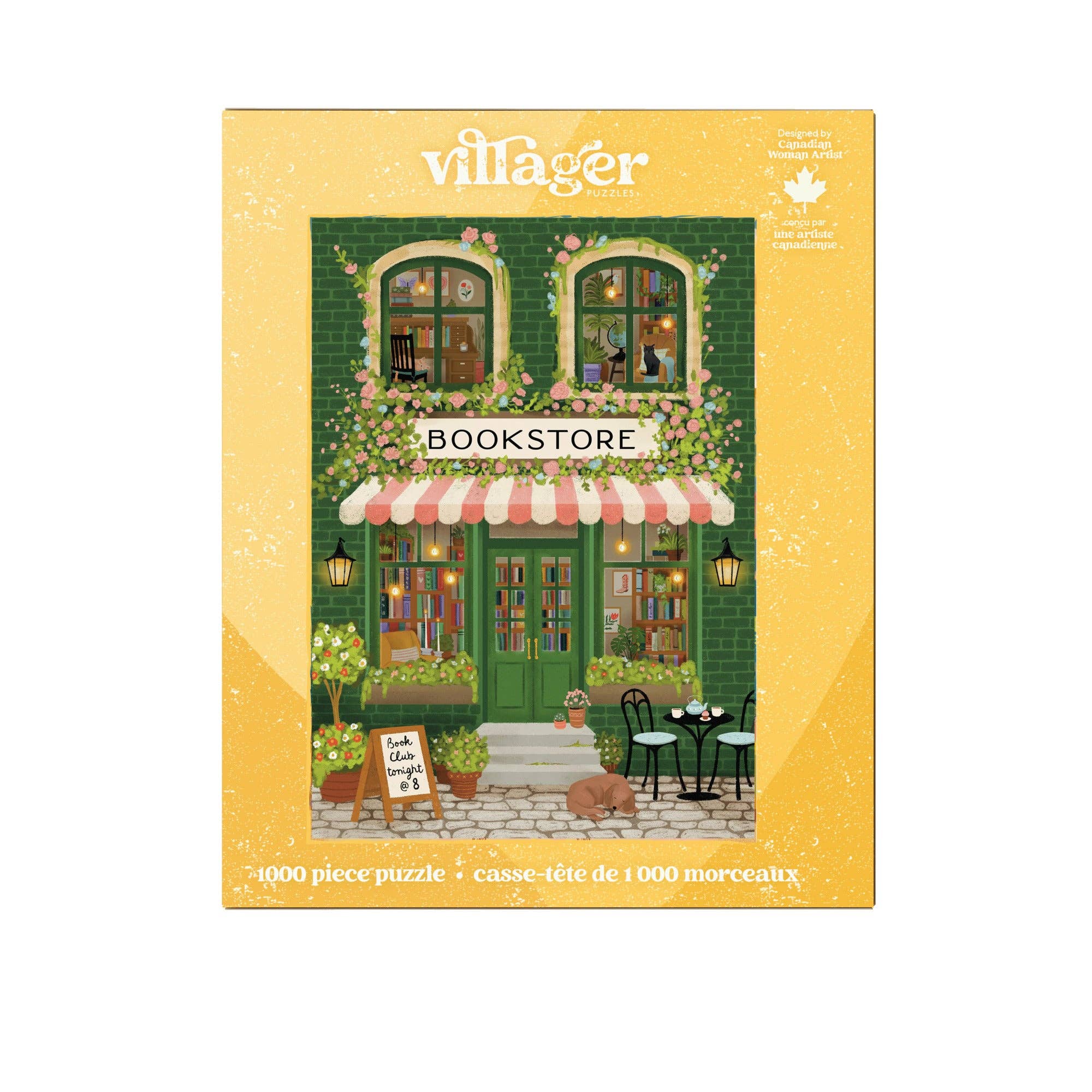 Villager Puzzles - Wholesale Puzzle - Adult - Emerald Bookstore | 1000-Piece Puzzle | Designed in Canada1