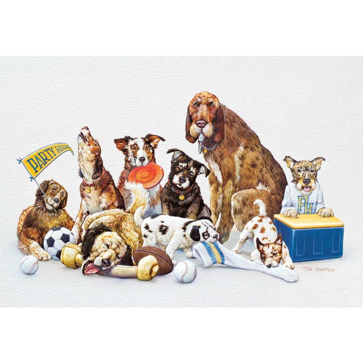 Pumpernickel Press - Wholesale Birthday Card - Party Hounds - Deluxe