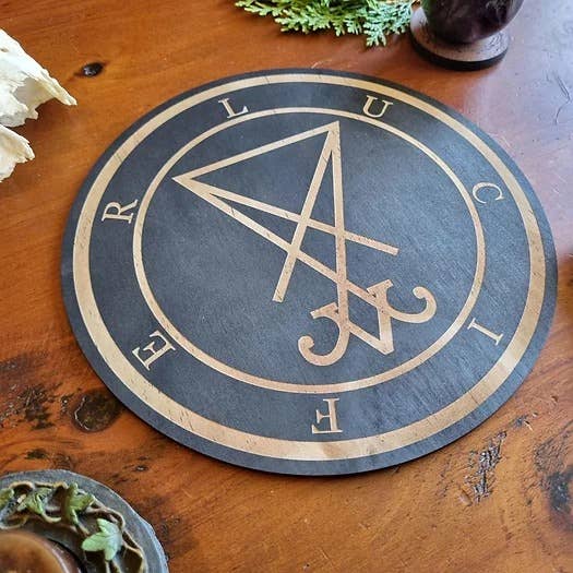 Yiska Designs - Wholesale Meditation Supplies - Lucifer Sigil Altar Tile