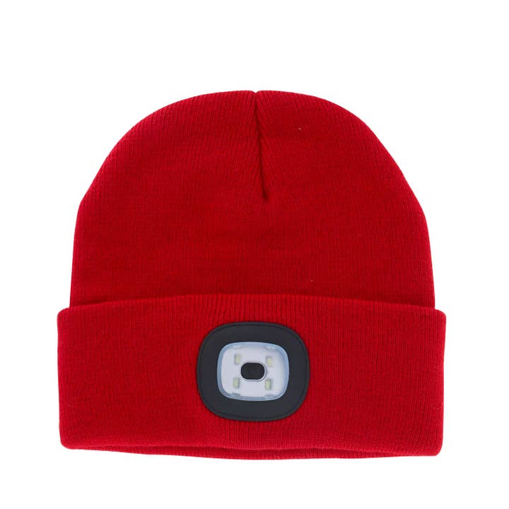 K & S WHOLESALE INC - Wholesale Beanie – Unisex - A.S.K Beanie Hat with LED Light 96 CT Floor Display8