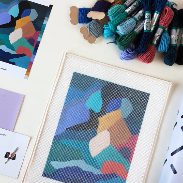 Unwind Studio - Wholesale Embroidery/Cross Stitch Supplies - Breath Needlepoint Kit | DIY Embroidery
