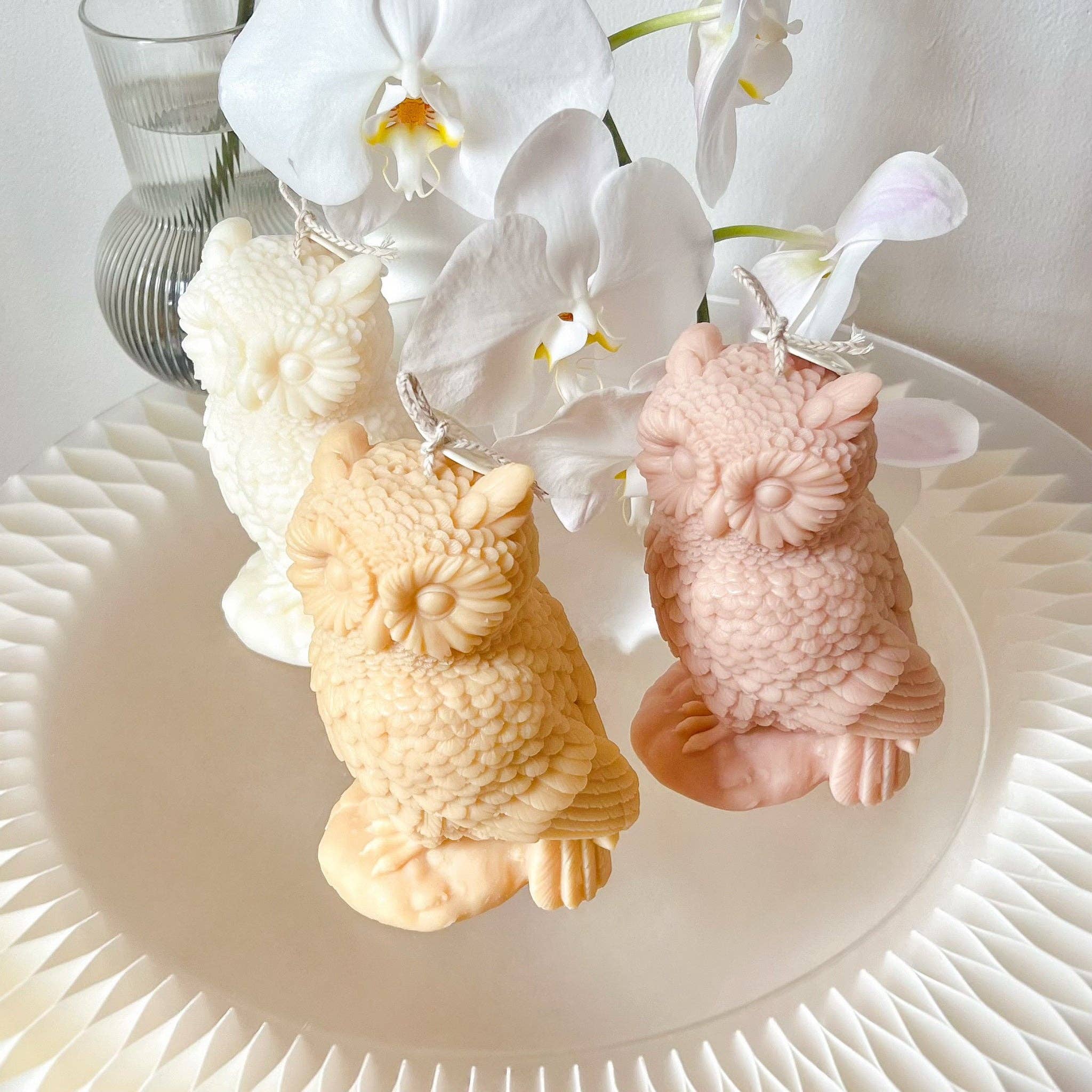 LMJ Candles - Wholesale Novelty candle - Large Owl Shaped Scented Soy Candle2