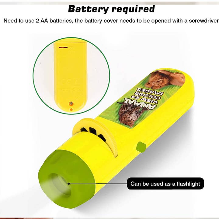 Toyarina - Wholesale Classic Toy - Kids - Educational Projector Torch Toy - Back to School - in bulk