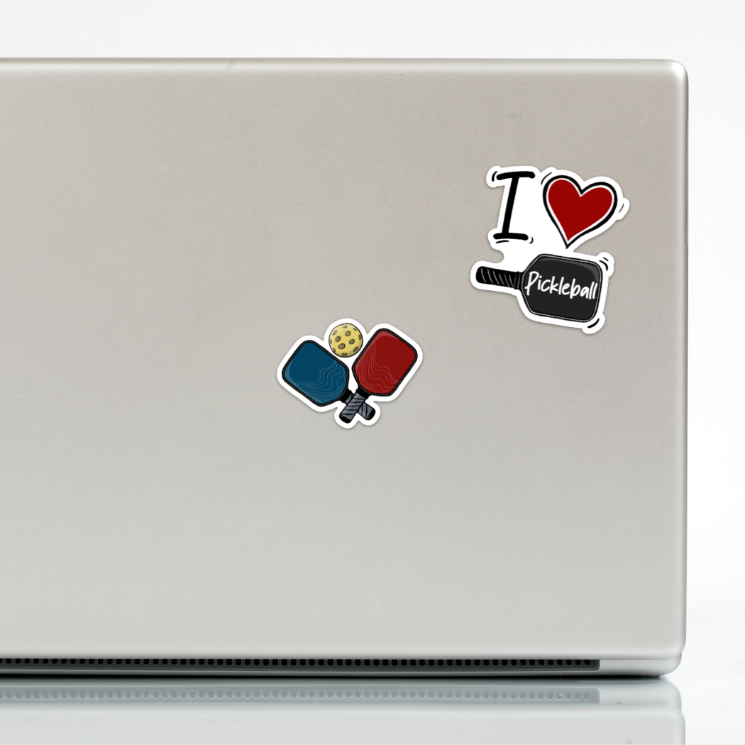 Kevin & Kaia - Wholesale Sticker - I love Pickleball - Sticker3