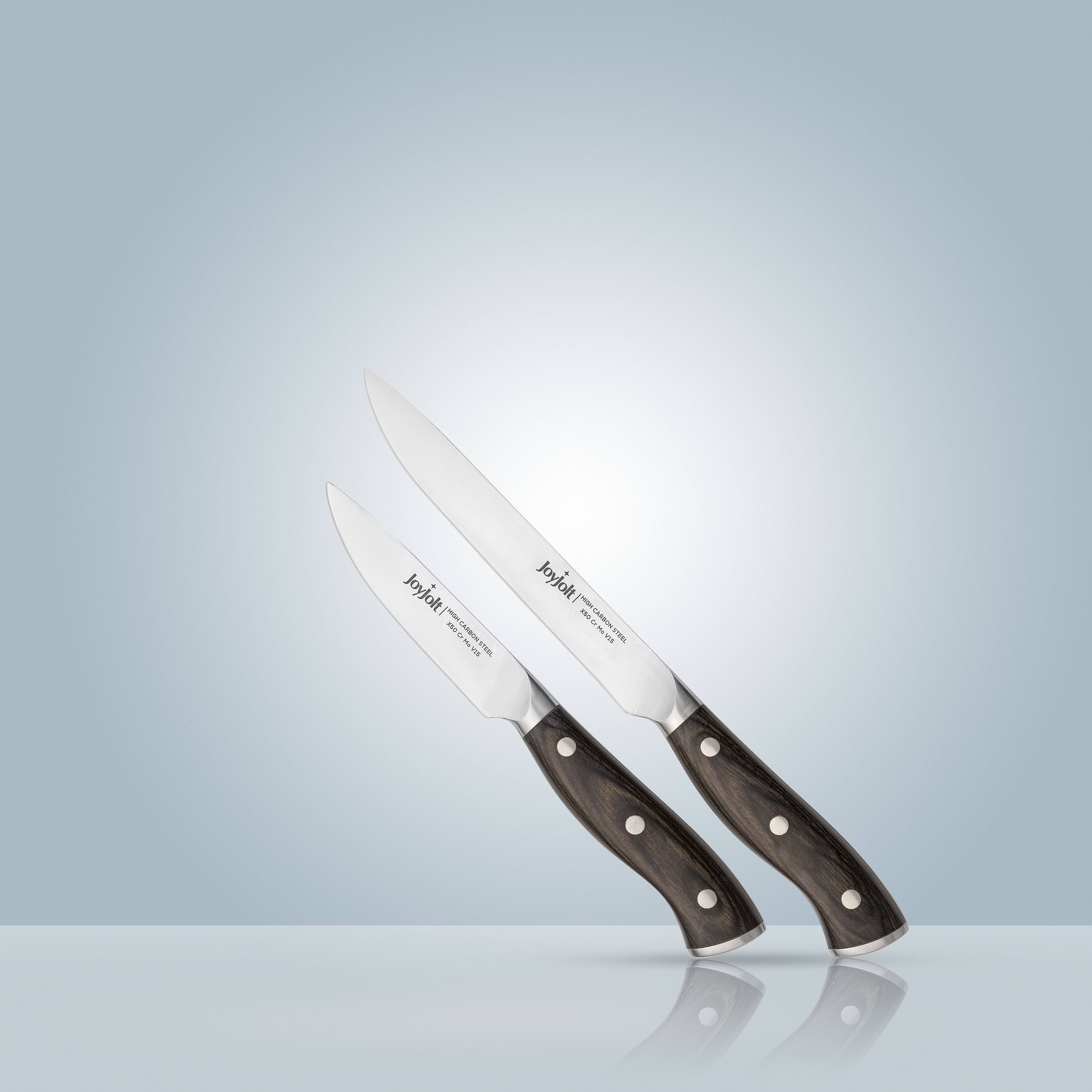 JoyJolt - Wholesale Knife Set - 2pc Kitchen Knife Set High Carbon, x50 German Steel Knives6