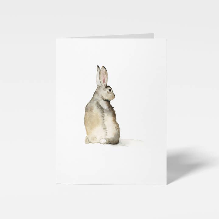 Mini-Notizkarte mit Baumwollschwanzkaninchen für den Großhandel von Finding Silver Pennies