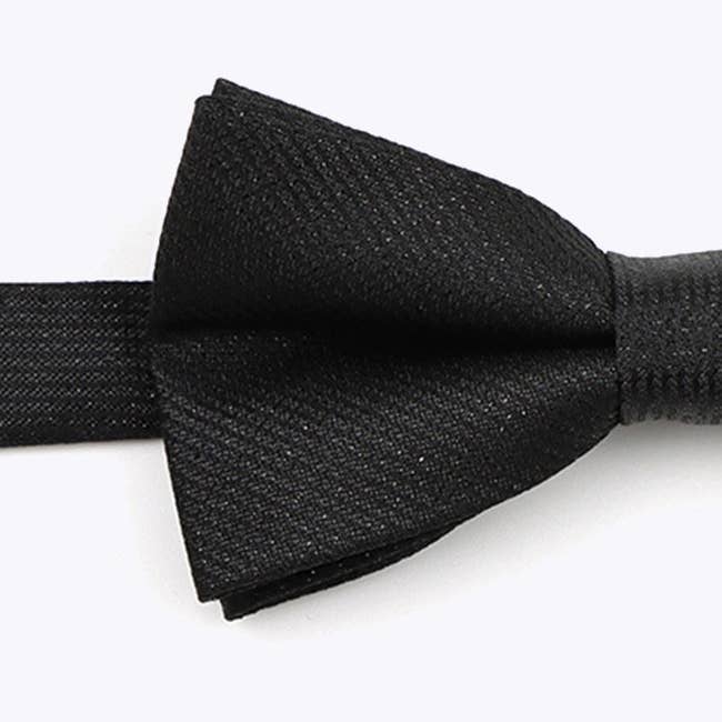 Unipap's - Wholesale Bow Tie - Kids - Black Sequin Bow Tie No.1 Child in Polyester "Léonard"