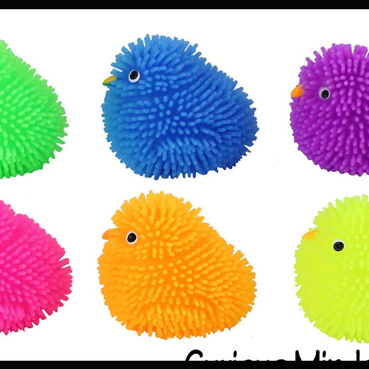 Curious Minds Toys – Großhandel Squishy-Spielzeug – Kind & Baby – 1 Mini-Puffer Chicks — kleines, originelles Spielzeug — Partygeschenke — Ea3