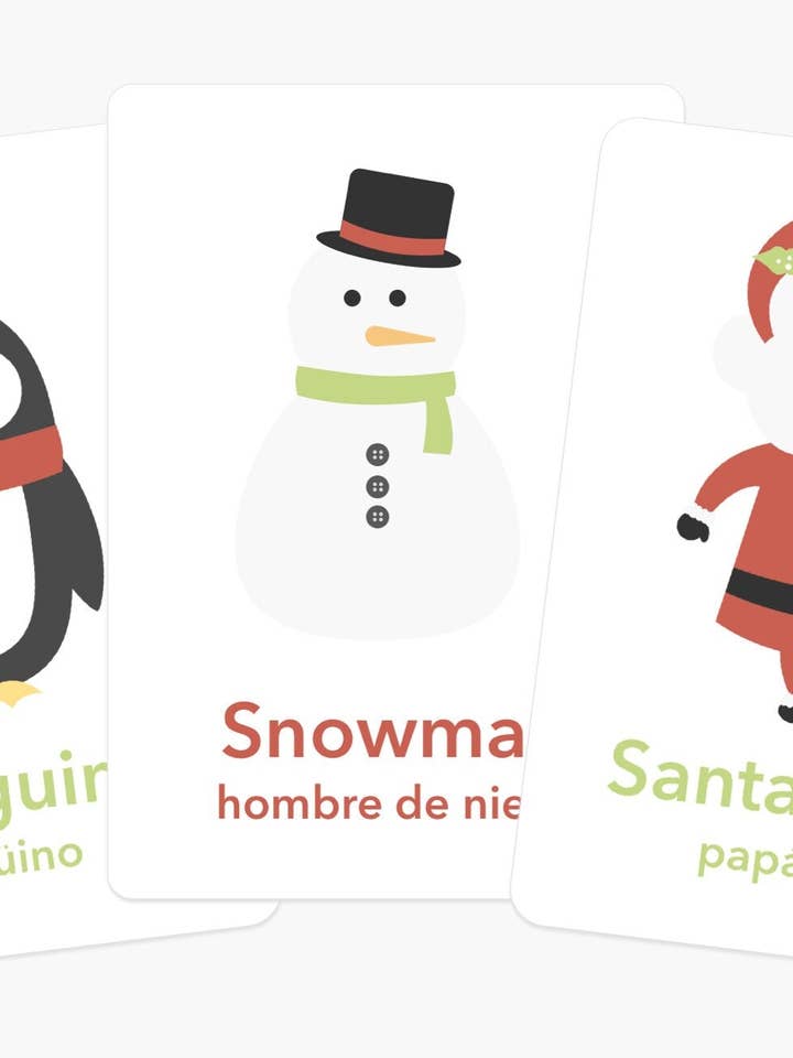 Christmas Flashcards for wholesale by GoodnightFox