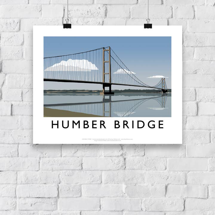 Star Editions – Großhandel Kunstdruck – Humber Bridge von Künstler Richard O'Neill - Premium Kunstdruck2