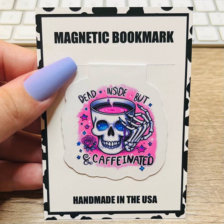Magnetic Bookmark | Dead Inside but..| Sarcasm Collection for wholesale by SimplyDani