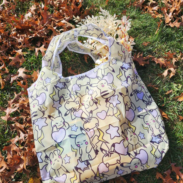 Sac éco réutilisable Pikachu pour la vente par OppaboCo