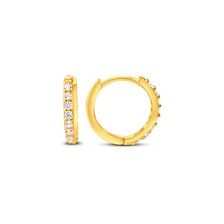 Mini Luxe Huggie Hoops - ONLINE ONLY for wholesale by Chloe + Lois